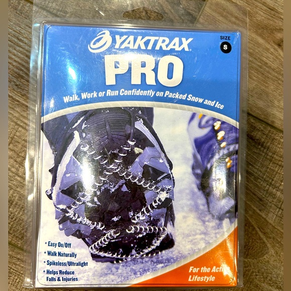 NEW Yaktrax Pro Shoe Straps for Snow & Ice, Size Medium - Picture 1 of 3